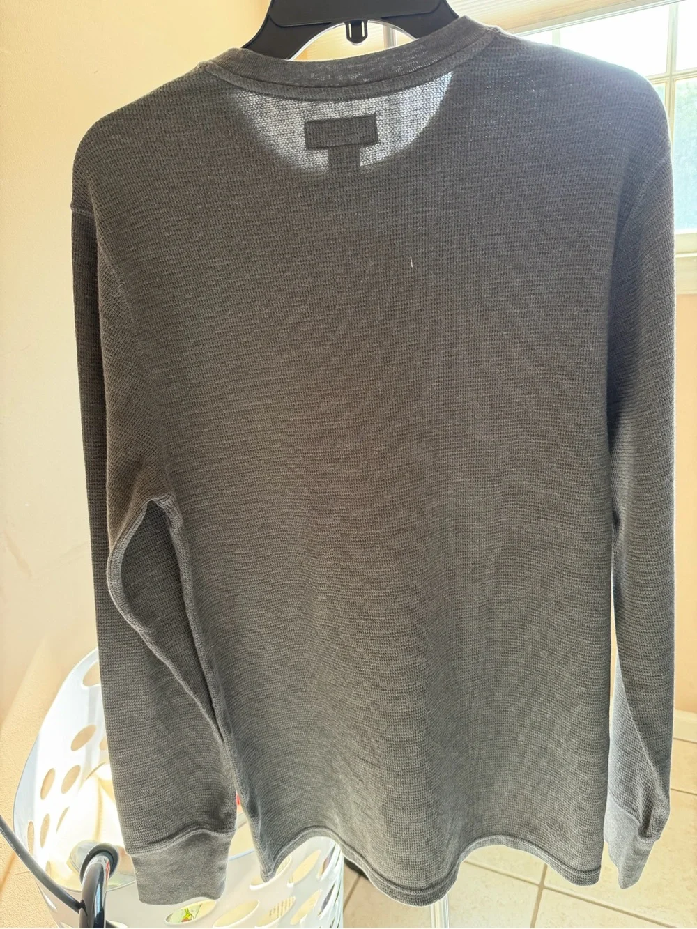 Polo by Ralph Lauren Dark Gray Crewneck Sweater with Embroidered Pony